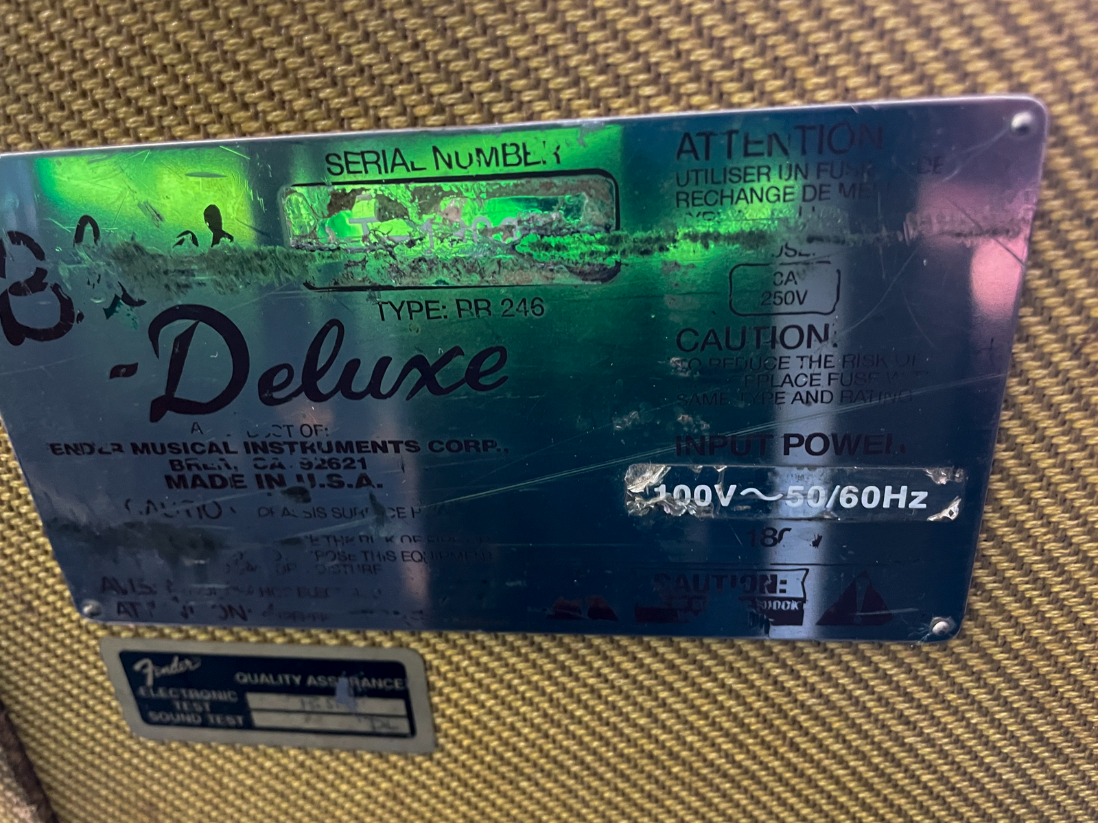 112 FEND BLUES DX | Fender™ Blues deluxe Original