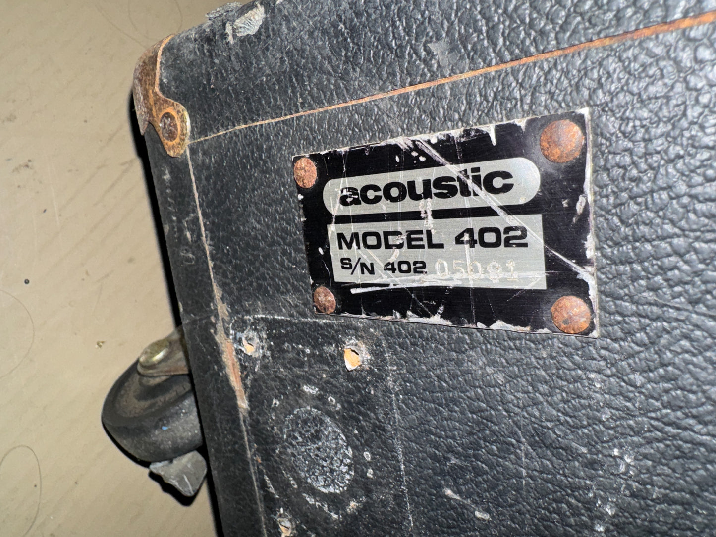 215 ACOST BASS M402 | Acoustic™ Model 402 BASS Cabinet