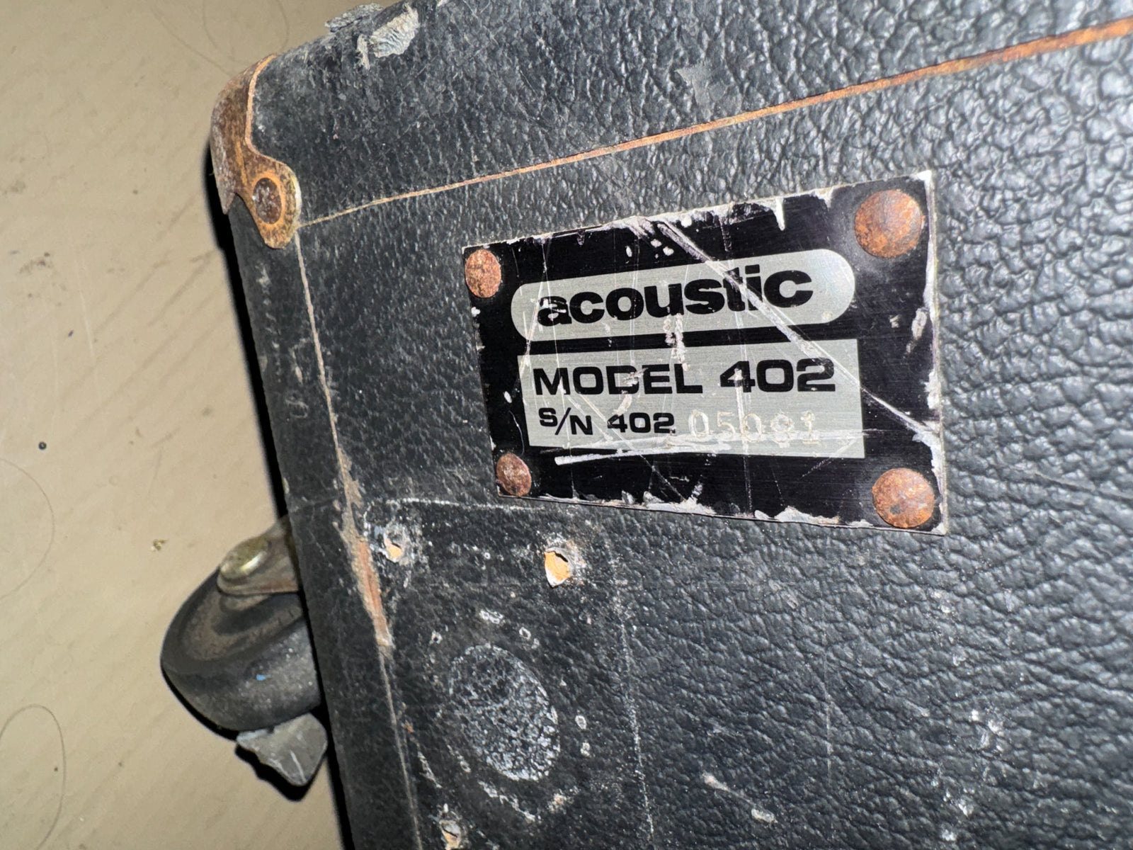 215 ACOST BASS M402 | Acoustic™ Model 402 BASS Cabinet