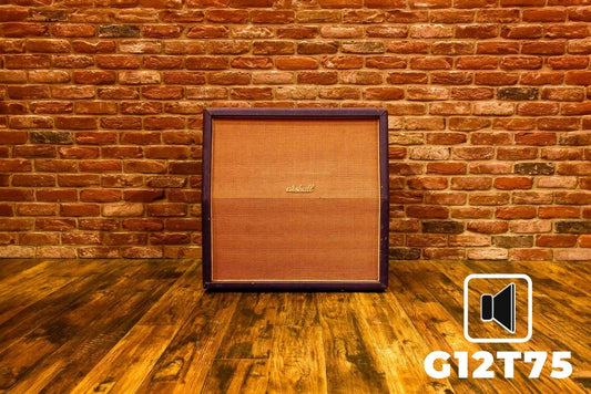 412 MARS 1982A HENDLX T75 | Marshall™ 1982A Hendrix LE 4×12" | Celestion G12T-75 | Cabinet Impulse Response