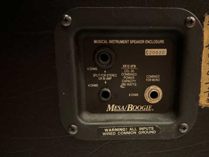 412 MESBGY ARMER | Mesa Boogie™ 4X12 4FB "Armor Cabinet