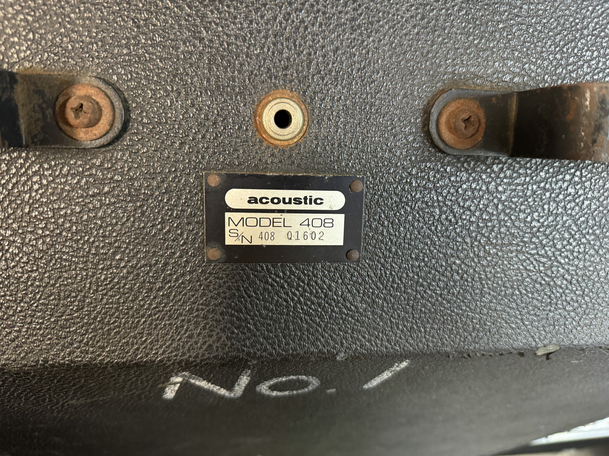 415 ACOST BASS M408 | 1970s, Acoustic™ Model 408 Bass Cabinet